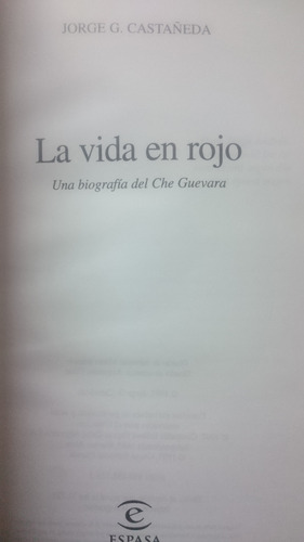 La Vida En Rojo, Una Biografía Del Che Guevara (Usado)