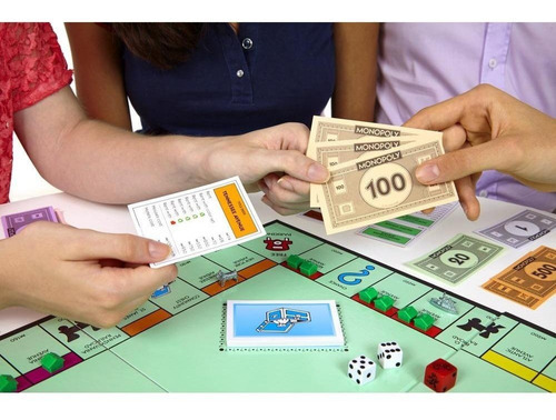 Monopoly Juego De Mesa Clásico Piezas Metálicas Hasbro