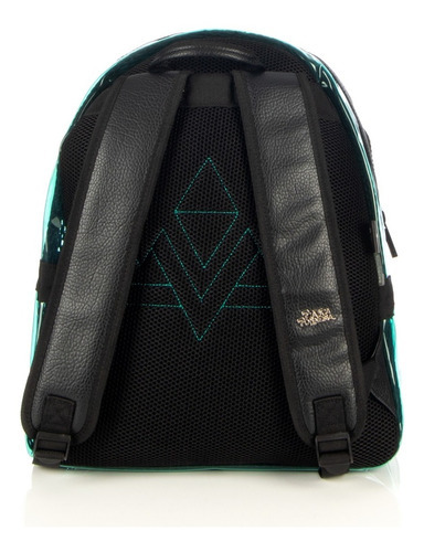 Mochila Edición Especial Los Polinesios Wild Lion Color Azul petróleo Diseño de la tela León