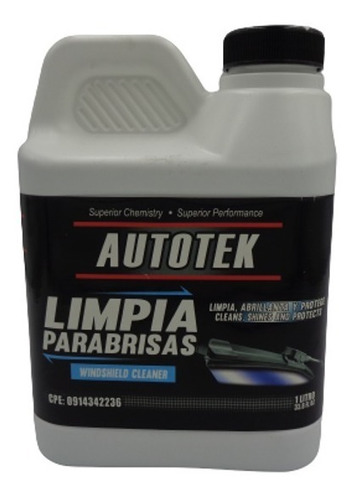 Liquido Limpia Parabrisas Vidrios 1l