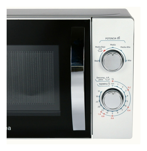 Imagen 3 de 3 de Microondas Midea MMP-20NCJ9 silver 20L 220V