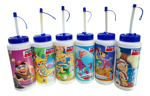 Pepsilindros Los Picapiedras Colección Completa Vintage 90s (Usado)
