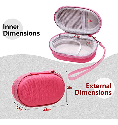 Funda Rígida Ltgem Eva Para Logitech Pop Mouse, Transporte P