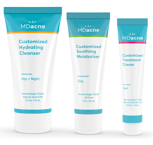 Mdacne Kit De Tratamiento Para El Acne Con Peroxido De Benzo