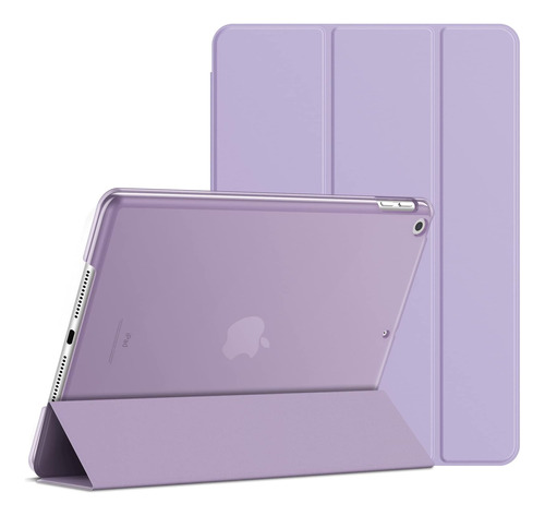 Funda iPad 10.2 Jetech Con Soporte Alto Púrpura Claro