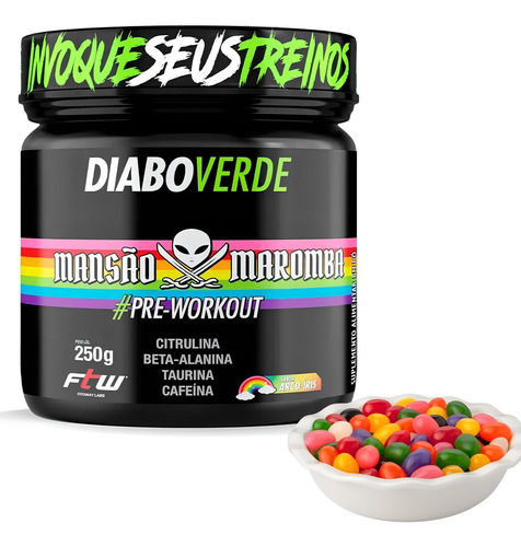 Preentrenamiento, termogénico, vasodilatador, coctelera Rainbow Ftw