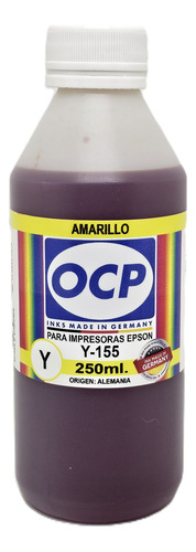 Tinta Alemana Ocp Para Epson L4260 L6270 L14150 X250ml. Amarillo