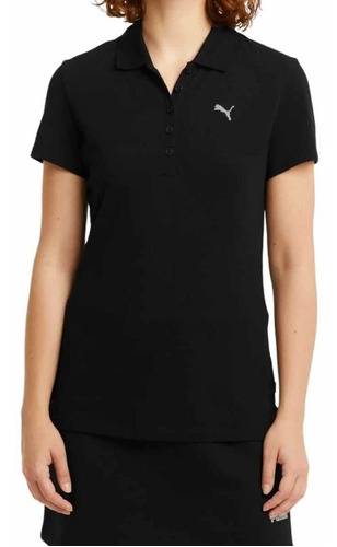 Camisa Polo Feminina Puma Black-cat - 586779