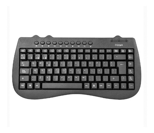 Mini Teclado Ergonómico Multimedia Noga Usb Español 78033