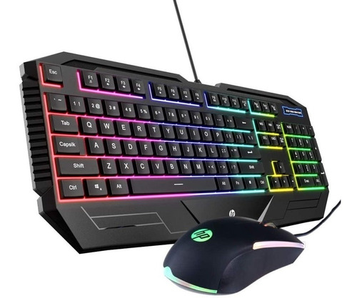 Combo Teclado Y Mouse Gaming Hp Gk1100