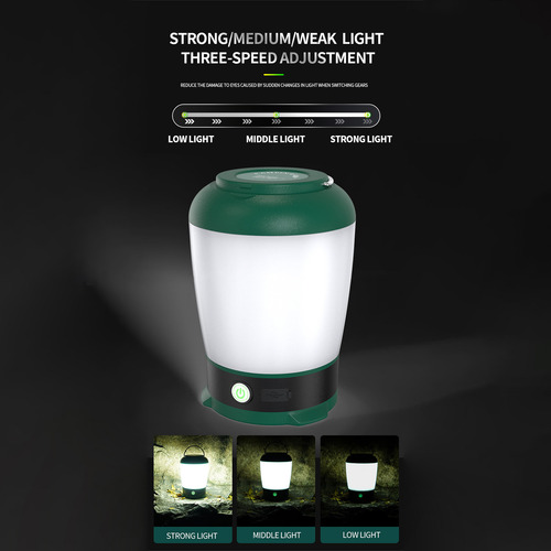 Luces Led Para Acampar Al Aire Libre Con Luz Nocturna, Puert