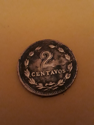 Argentina 1947 Vg 2 Centavos  Cobre 