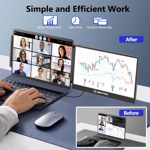 Extensor De Tela De Laptop Maxfree S1 - Extensor De Monitor