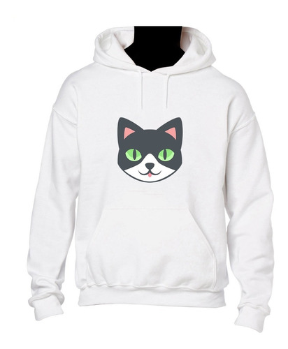 Buso Buzo Unisex Gato Cara Personalizado