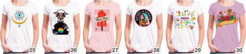 Remeras Personalizadas Mujer Pack 10 U / Envío Gratis