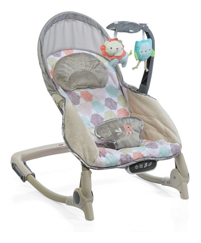 Silla Mecedora Bebe C/ 3 Posiciones Vibracion Y Musica 18 Kg