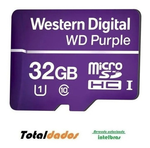 Imagem 2 de 6 de Cartão Micro Sd 32gb 16tbw Intelbras Câmeras Ip Allo Mibo