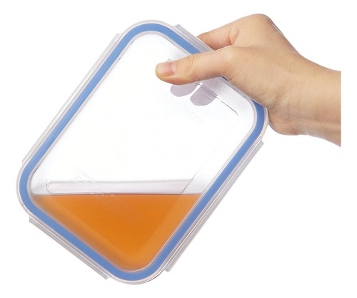 Recipientes Cristal Alimentos Cierre 20 Piece Set 10 Envases Blanco