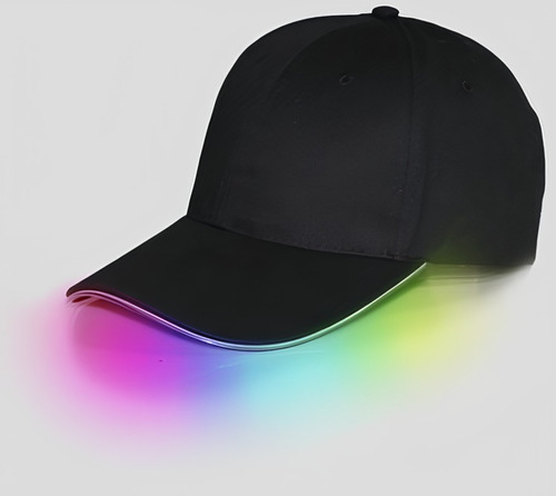 Gorra Led Beisbolera Ajustable Led Multicolor