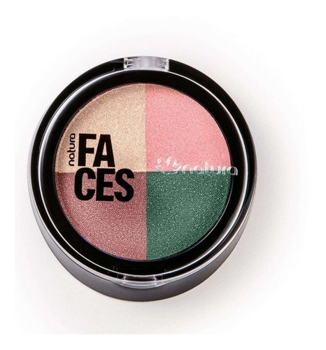 Paleta de sombras de ojos Natura Star Fantasy Faces, 10 g, 4 colores