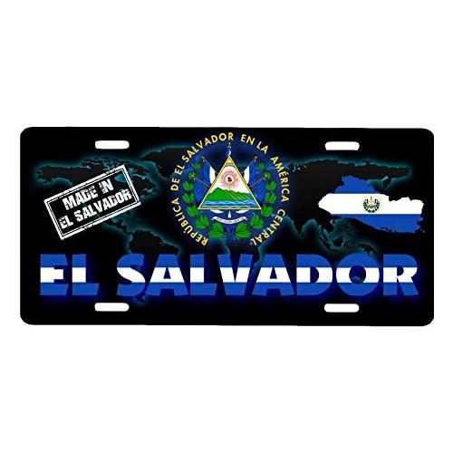 Placa De Matrícula De Aluminio De Salvador, Señal De ...