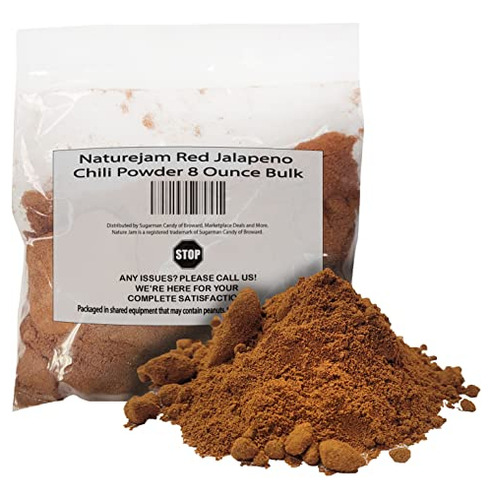 Naturejam Red Jalapeno Chili Powder 8 Onzas A Granel Picante