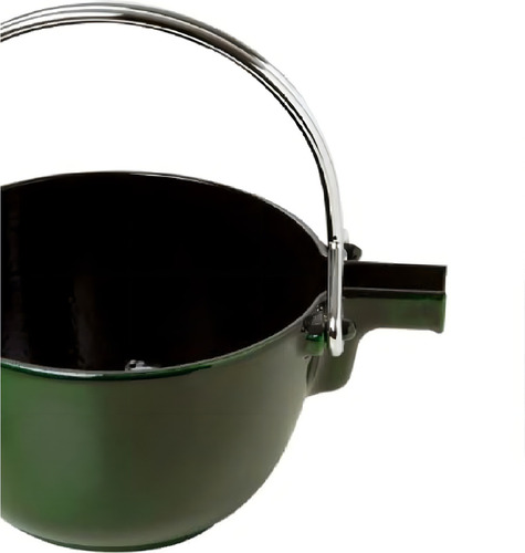 Staub Tetera Silbadora De Hierro Fundido 1.15 Litros C/tapa Color Verde Albahaca