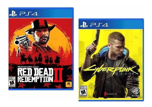 Red Dead Redemption 2 + Cyberpunk Ps4 Envío Gratis Nuevos*