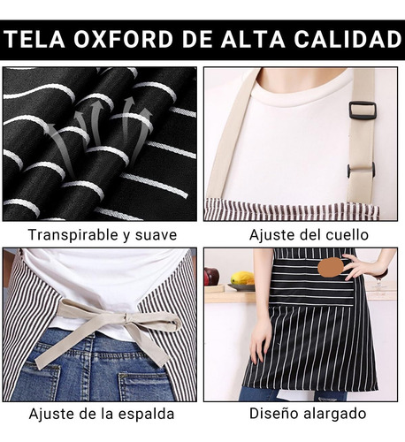 Delantal De Cocina De Dos Piezas, Delantal De Cocina