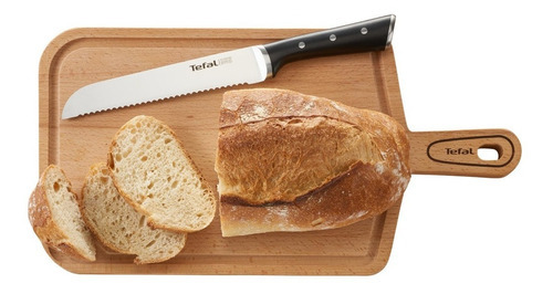 Cuchillo para pan Tefal Ice Force 20cm color negro