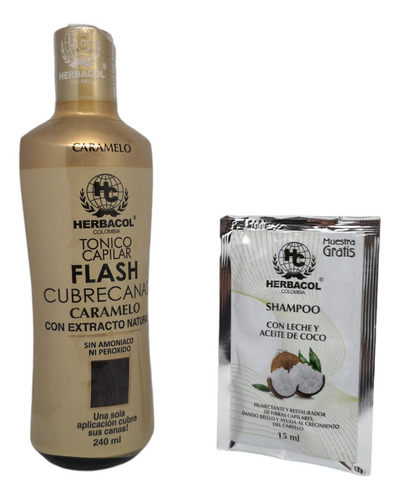 Tonico Capilar Flash Cubre Canas Rubio - mL a $166