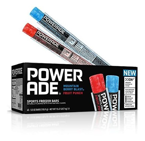 Caramelos Duros Y Paletas Powerade Sports Freezer Bars, Gian