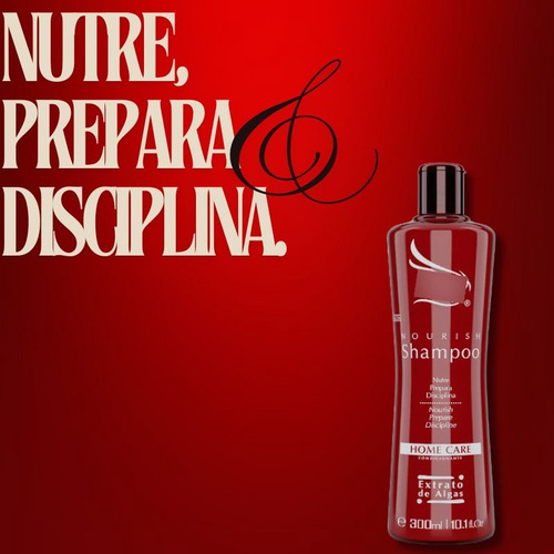 Shampoo Zap Nourish Extrato De Algas