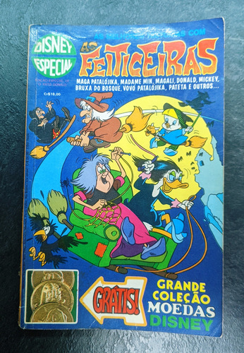 Disney Especial 032 - As Feiticeiras - Primeira Edição Ano 1977 - Formatinho Raro Da Editora Abril