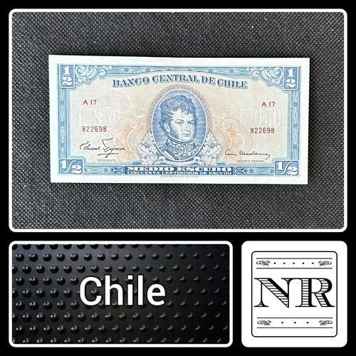 Chile - 1/2 Escudo - Año 1975 - P #134 - Figueroa Mackenna