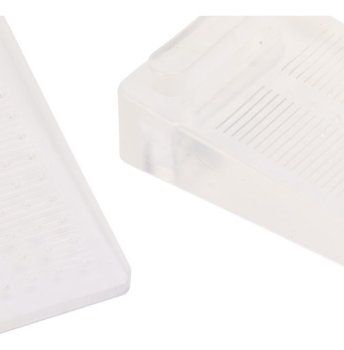 Tapones De Puerta, 10 Unidades, Apilables, De Tpr Transparen