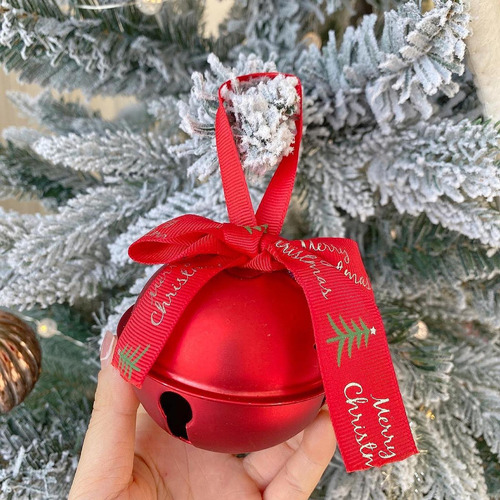 Cascabel De Navidad, Colgante De Campana De Navidad, Rojo