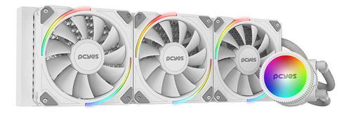 Water Cooler Sangue Frio 3 Argb White Ghost 360mm Tdp 350w