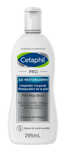 Limpiador Corporal Cetaphil Pro Ad Restoraderm 295 Ml.