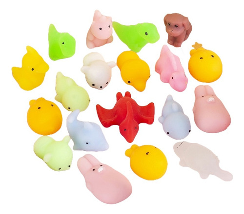 100 Pcs Mini Mochi Squishy Squeeze Toy Fidget Toy Juguete