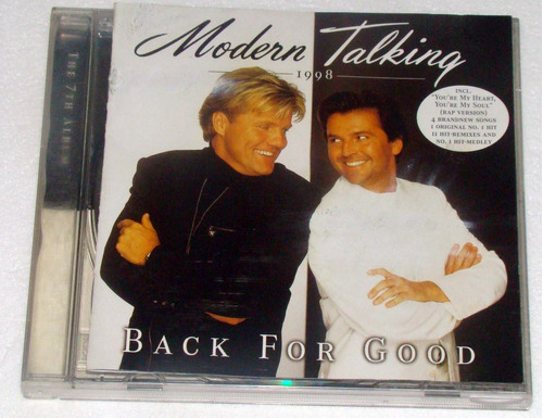 Modern Talking 1998 Back For Good Cd Argentino / Kktus