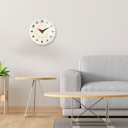Reloj De Pared Decorativo Redondo Moderno Para Beige