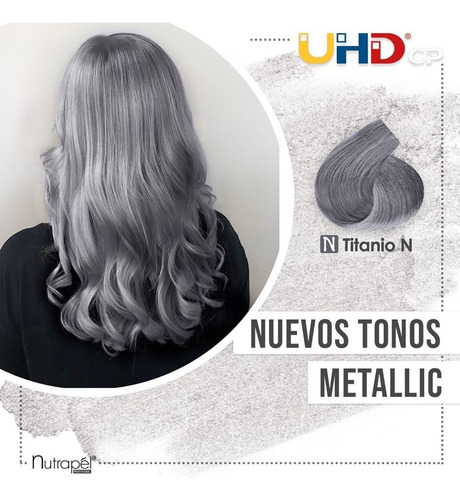 Nutrapel Uhd Tinte 90g Tono metallic titanio