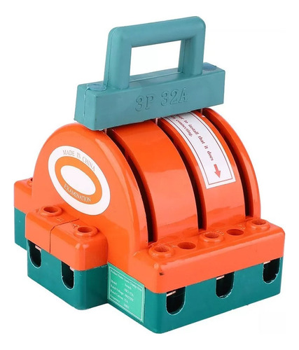 Interruptor De Cuchilla 3 Polos De Doble Tiro 32a
