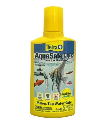 Aqua Safe Plus 250ml Anticloro Acondicionador Agua Acuario