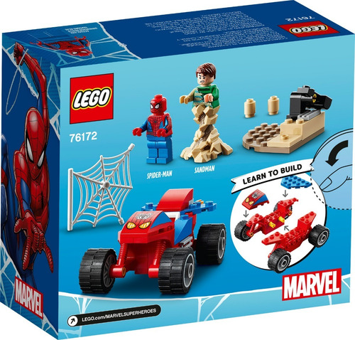 Imagen 2 de 6 de Lego® Spiderman - Batalla Entre Spider-man Y Sandman (76172)