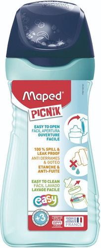 Botella Maped Picnic Origin Antiderrame Escolar Calidad