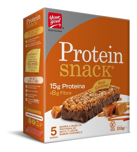 Protein Snack Rich Caramel Display X5un