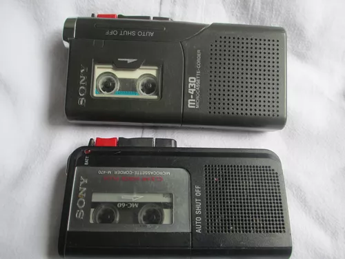 Sony Grabadora de voz con microcasete M-675V