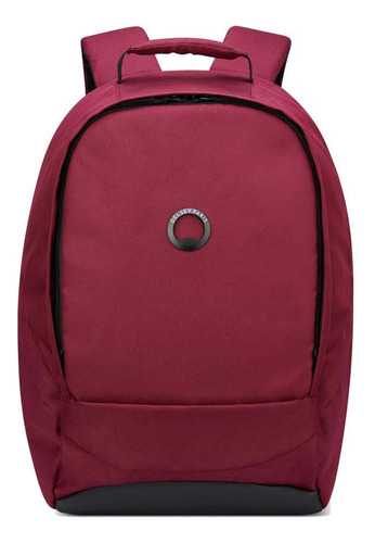 Mochila Portanotebook 1 Cpt. 13 Pulgadas Delsey Securban Color Rojo